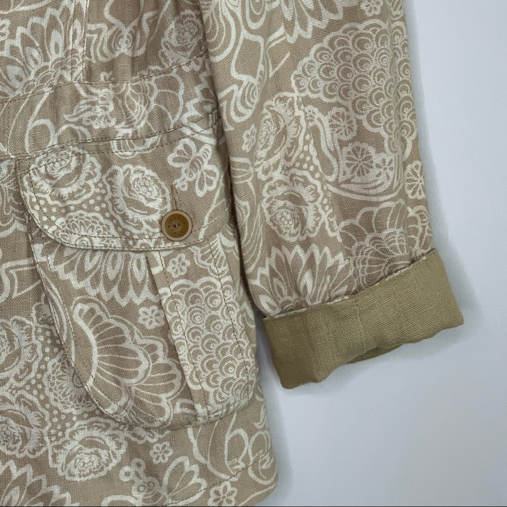 Oilily Linen Embroidered Utility Jacket - Picture 7 of 16